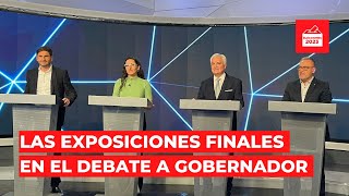 🗣️🗳️ Las exposiciones finales  Debate de candidatos a gobernador de Santa Fe 🟥⬜🟦 [upl. by Benedicto]