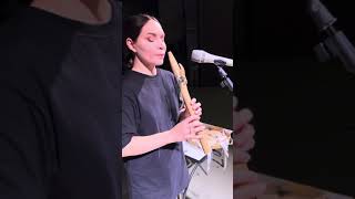 Olena UUTAi Soundcheck before concert 💥 Jaw harp [upl. by Adnof177]