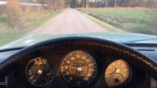 Mercedes w116 280SE 1974 First tests drive after 4 years Car is For sale [upl. by Nahtan]