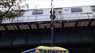 Wakefield241st St bound R142 2 Train Arriving  Pelham Parkway Street Level View [upl. by Walford]