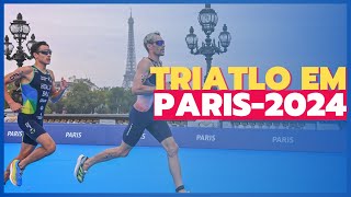 PARIS2024 PERCURSO DO TRIATLO É MARCADO POR BELEZA E POLÊMICA [upl. by Silloh]