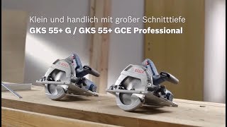 Bosch GKS 55 G und GKS 55 GCE Handkreissäge [upl. by Tabitha259]