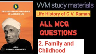 Life story of Dr CV Raman Mcq  VVM  Biography of cv raman [upl. by Ner891]