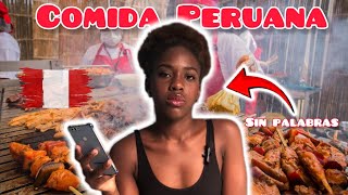 Probando COMIDA CALLEJERA en LIMA PERU 🇵🇪Cubana reacciona a Misias pero Viajeras 🧳 [upl. by Adnwahs]