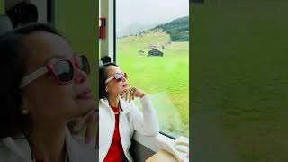 ‘Glacier Express Ride in September’ travel glacierexpress mountains ytviral shorts tourism [upl. by Anivlem7]