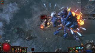 Path Of Exile Hardcore  Brine King Fight [upl. by Madeleine785]