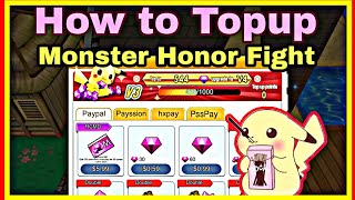 😐How to Topup in All Country  👉🏻 All Mathod  Full Explain 🤑  Monster honor fight  Pss Gamer King [upl. by Chrystal712]