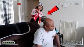 POOPY PLUNGER ON MY BALD UNCLE HEAD TO SEE HIS REACTION [upl. by Brass700]