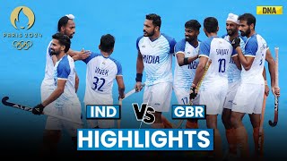 IND Vs GBR Hockey Highlights Harmanpreet Shines India Beat Great Britain At Paris Olympics 2024 [upl. by Alves]