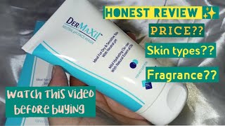 Dermaxil facewash cleanser Honest review 💓 Is it worth the hype or notskincare [upl. by Tayib135]