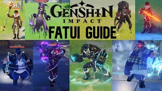 Fatui Enemy Guide  Handbook  Genshin Impact [upl. by Yartnod]