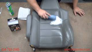 Leather Cleaning Video [upl. by Netsrejk210]