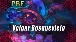 Nueva Skin  Veigar Bosqueviejo 1350RP Parche 917 [upl. by Rehpitsirhc]