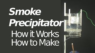 Electrostatic PrecipitatorSmoke Precipitator  How it WorksHow to Make [upl. by Nivar]