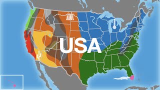 USA  Geografie und Klima [upl. by Anigriv573]