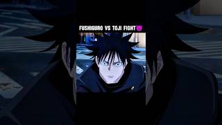 Megumi Fushiguro VS Toji Fushiguro 😈 fushiguro toji gojo jujutsukaisen anime [upl. by Arianie23]