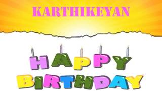 Karthikeyan Wishes amp Mensajes  Happy Birthday [upl. by Llemrej]