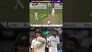 India 180 Runs All Out 🥺 MD Siraj vs Labuschagne 🔥IND vs AUS Test 2 Day 1 shorts indvsaus [upl. by Vanzant]