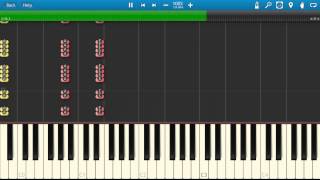 Slipknot  Psychosocial Piano Tutorial  Synthesia [upl. by Ardnua931]