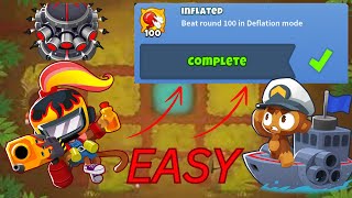 Round 100 Deflation Easy guide little micro  BTD6 [upl. by Swihart959]