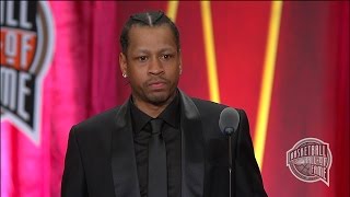 Allen Iverson’s Basketball Hall of Fame Enshrinement Speech [upl. by Irehc132]