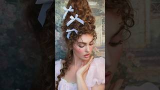 Quick Marie Antoinette Hair Tutorial 🎀🍰 Halloween Hair [upl. by Behre]