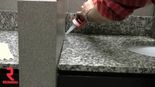 Richelieu Hardware  How to properly apply sealant [upl. by Labanna881]