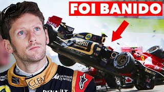 O dia que Grosjean MUDOU O REGULAMENTO da F1 [upl. by Ykvir]