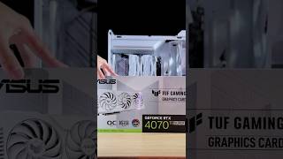 WHITE ⚪️ ASUS TUF RTX 4070 Ti Super Unboxing and Installation [upl. by Atikan]