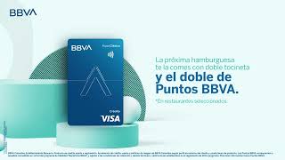 Logras más Puntos BBVA para usar en restaurantes con tu tarjeta Aqua [upl. by Ardnos]