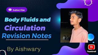 Body Fluids and Circulation Revision Note neet2025examtrendingyoutube motivationneetstudy [upl. by Ryle]