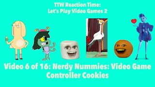 Toono This Weekend Reaction Time Let’s Play Video Games 2 NN Video Game Controller Cookies [upl. by Inahteb]