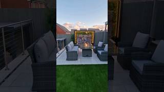 epic garden transformation 🧞‍♂️💚 gardendesign backyard garden patio [upl. by Richlad]