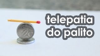 Telepatia do palito EXPERIÊNCIA de eletrostática [upl. by Pinter461]