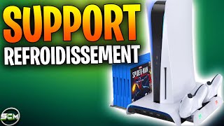 MEILLEUR SUPPORT REFROIDISSEMENT PS5 RGB SOCLE PLAYSTATION 5 POUR ÉVITER LA SURCHAUFFE DE CONSOLE [upl. by Yeorgi481]