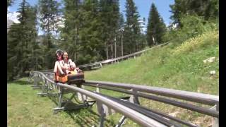 Luge de Chamonix Alpine Coaster été 2016 [upl. by Chun566]