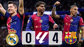 Real Madrid vs Barcelona 04 El Clasico La Liga 202425  MATCH REVIEW [upl. by Congdon35]