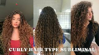 Curly Hair Type Reiki Subliminal Unisex [upl. by Nnylarat227]