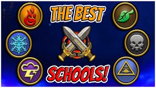 Wizard101 The BEST Schools to Play 20242025 PvP [upl. by Nosiaj]