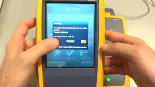 Testing Cables with Fluke Networks Versiv and DSX 8000 Cable Analyser [upl. by Addis]