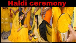 Part 1 my sisterinlaw haldi function haldi ceremonyhaldi lagao re tell chadao re  T 2 ki TT [upl. by Alistair]