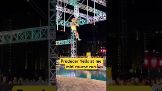 Ninja Warrior Producer Yells at Me shorts youtubeshorts [upl. by Acirderf]