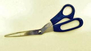 ASMR  Cutting Paper with Large Stainless Steel Scissors [upl. by Innob]