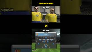 🔥PES 2006 VS FIFA 2006 MANA YG TERBAIK gamebolaterbaik pes2017 pes2013 pes2021 shorts [upl. by Anyat]