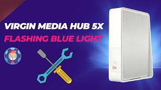 Virgin Media Hub 5x Flashing Blue Light Quick Fix Guide [upl. by Accber]