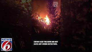 Video shows a home fire in Casselberry Florida [upl. by Leirud]