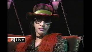 Marilyn Manson  Interview MTV Live 1998 [upl. by Fianna]