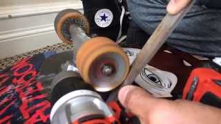 How to Remove Flat Spots from Skateboard Wheels [upl. by Annawek488]