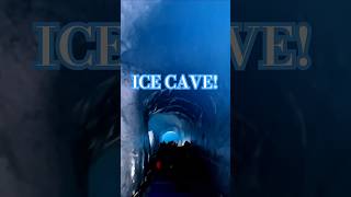 Whats it like inside an Ice Cave travel snow bucketlisttravel europetravel adventuretravel [upl. by Bicknell]