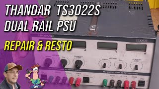 No129  Thandar TS3022S Dual Rail PSU Repair [upl. by Ardnat]